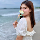 Rosa Galáxia Charmed Banhada a Ouro - Pague 1 e Leve 5 de BRINDE - O Presente Perfeito!